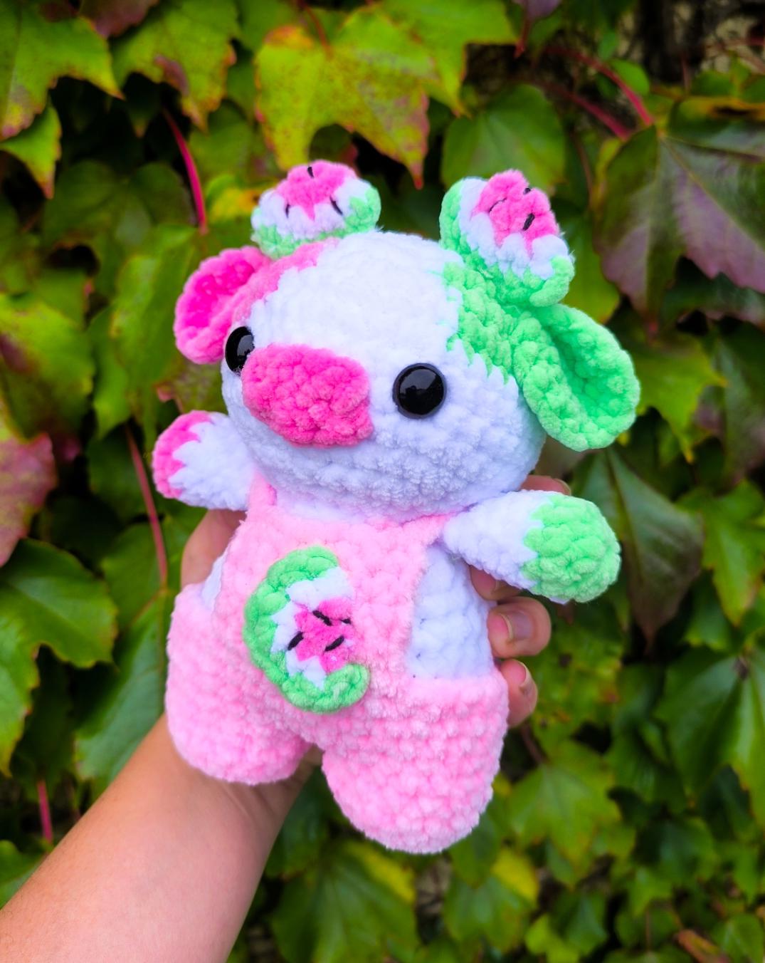 Peluche Vache pasteque