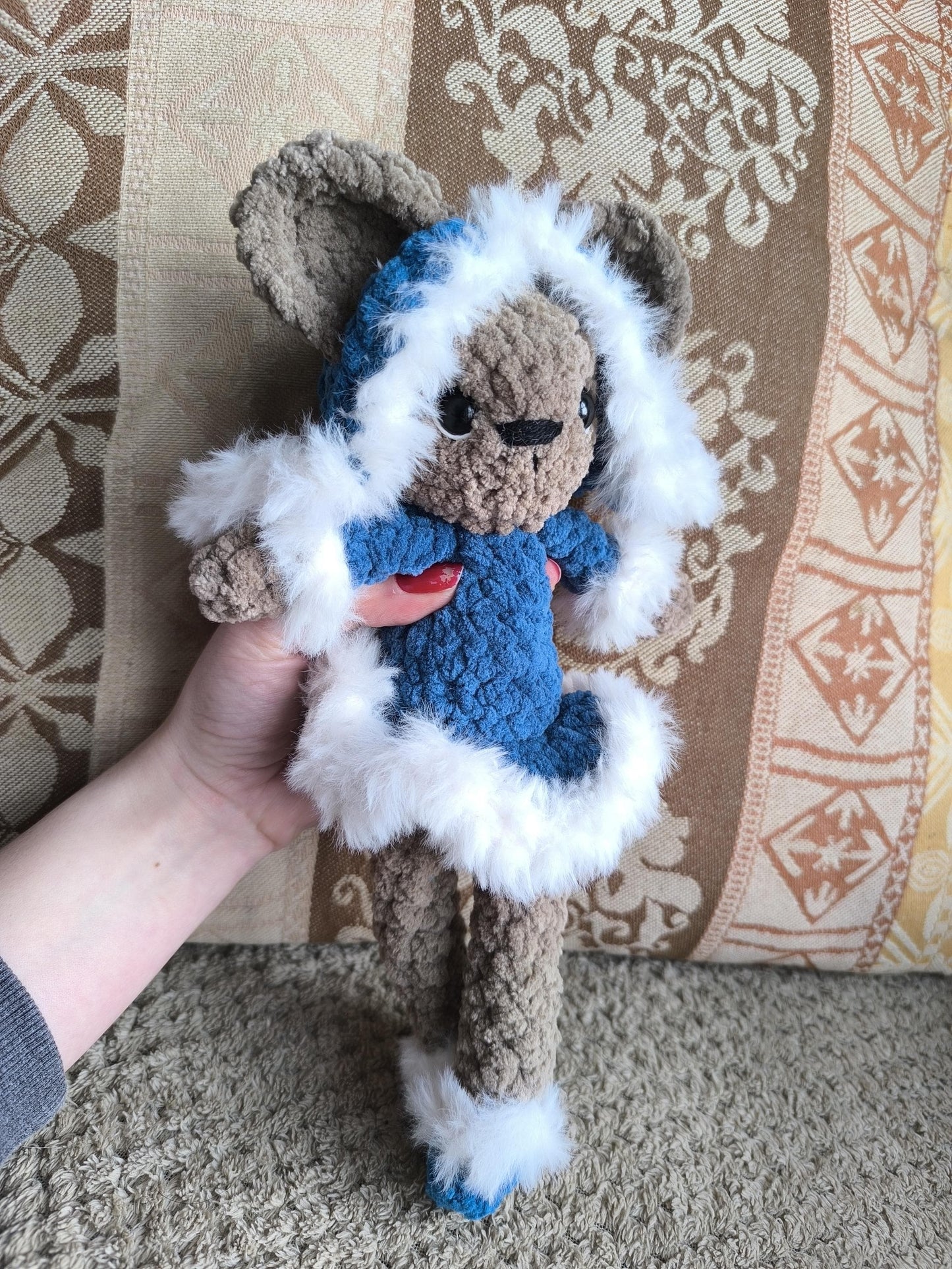 Brie la Souris – Peluche au Crochet Fait Main | Édition Hiver