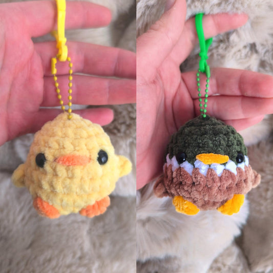 porte clés poussin et mallard