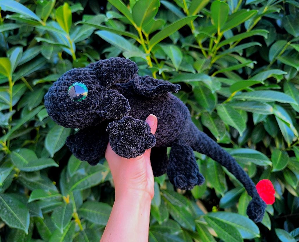 Peluche dragon du soir