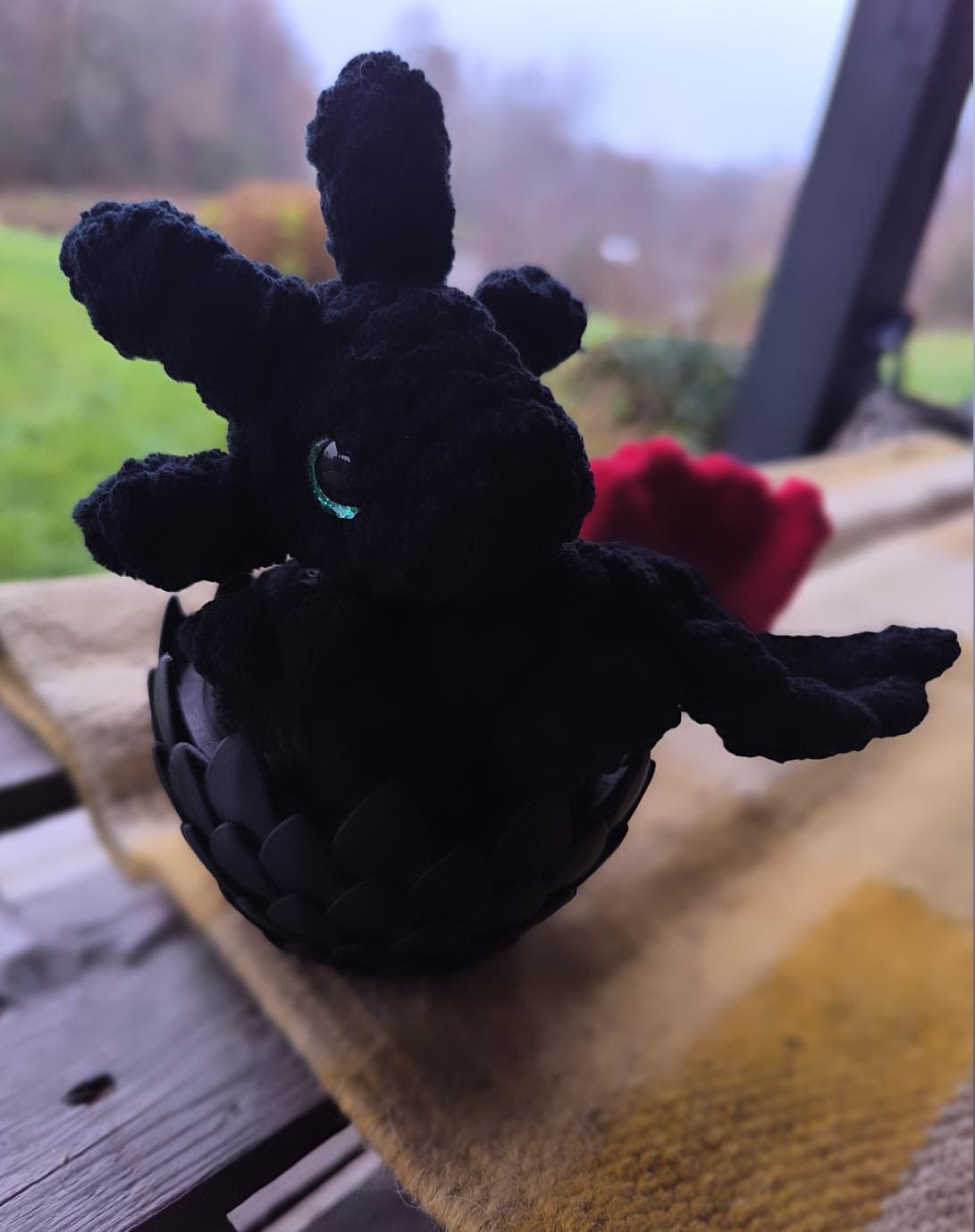 Peluche dragon du soir  avec oeuf imprimer 3D