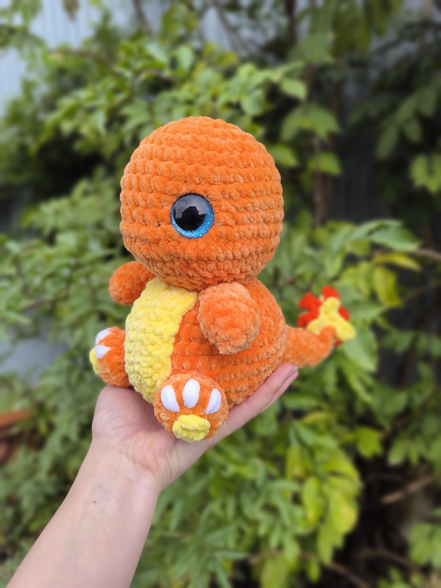 peluche dragon feu