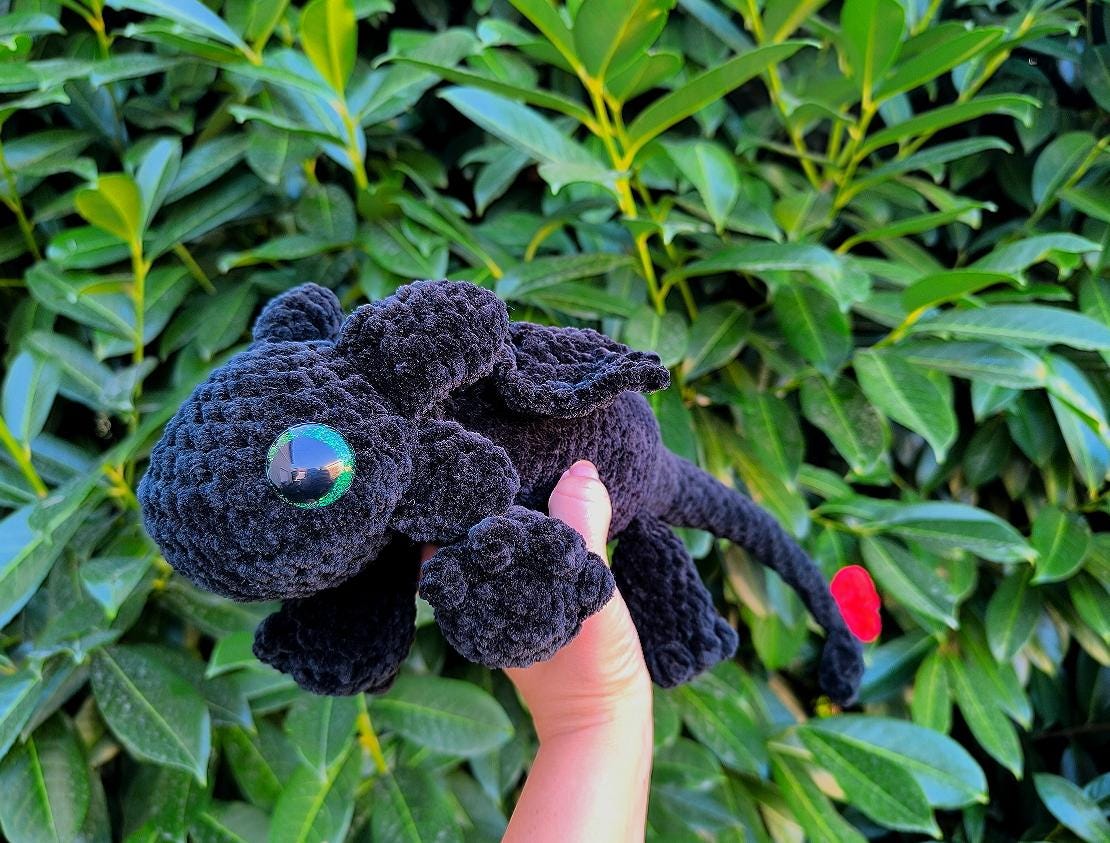 Peluche dragon du soir