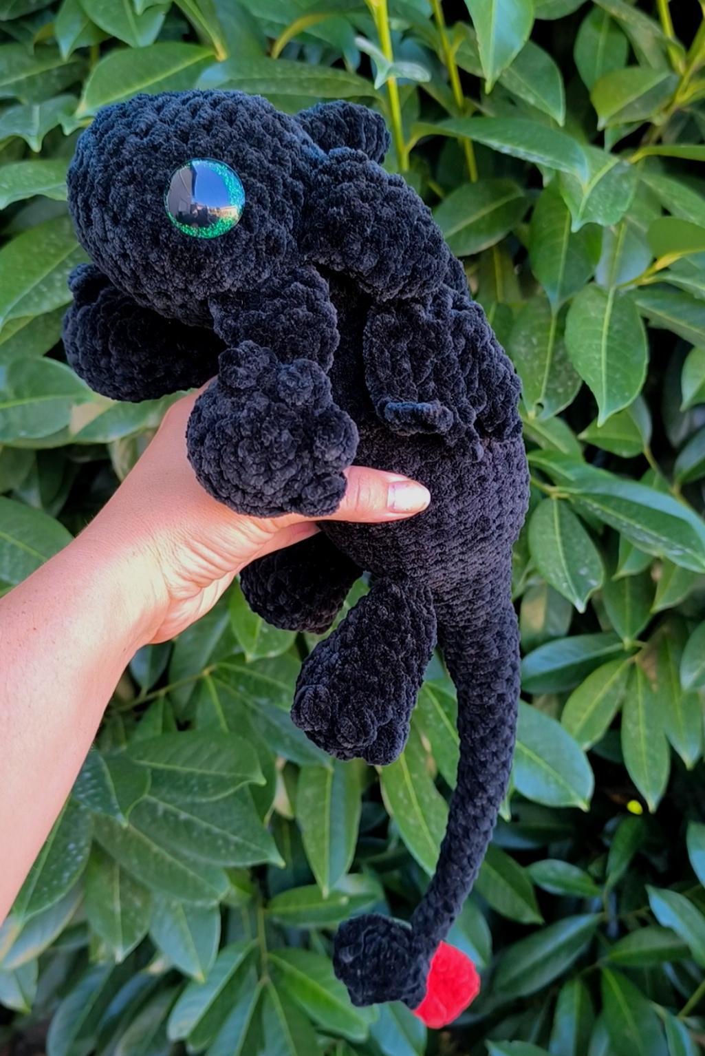 Peluche dragon du soir