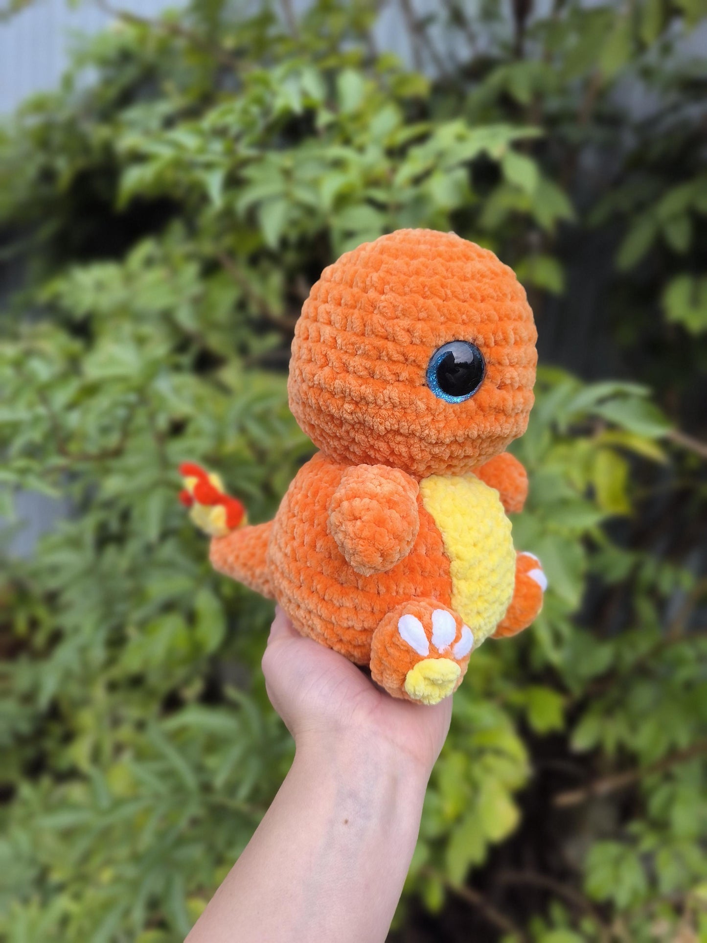 peluche dragon feu