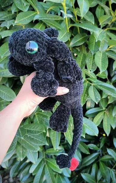 Peluche dragon du soir