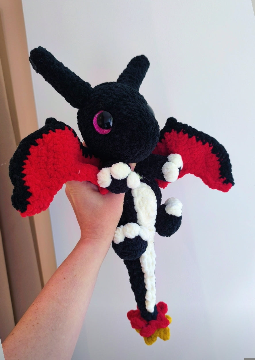 Peluche Dracaufeu Shiny au Crochet