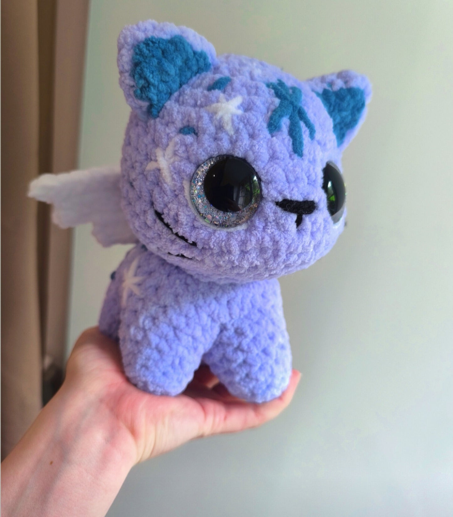 peluche chaton céleste