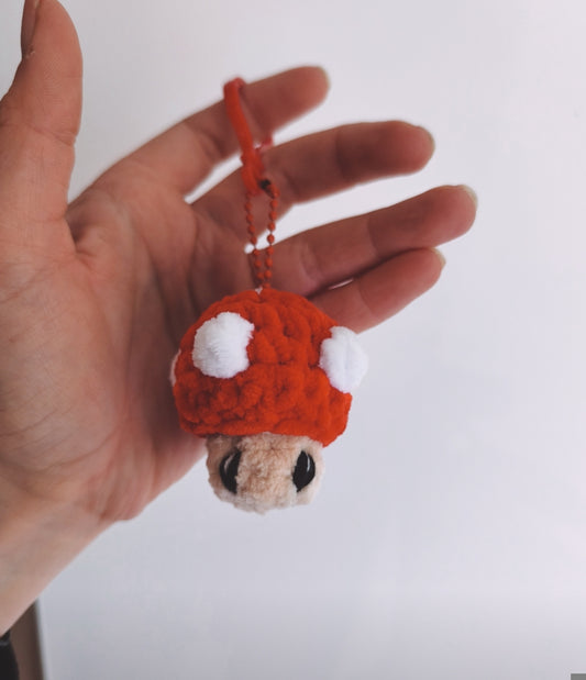 Porte clé champignon